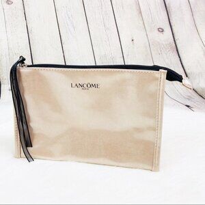 NEW Lancome Blush Pink Shimmer Cosmetic Bag